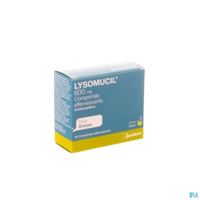 LYSOMUCIL 600 COMP EFF 30 X 600 MG