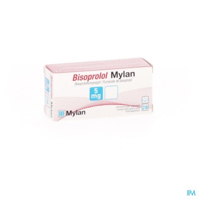 BISOPROLOL MYLAN 5,0 MG COMP 28 X 5,0 MG
