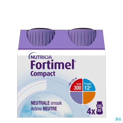 FORTIMEL COMPACT NEUTRAAL 4X125ML
