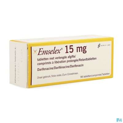 EMSELEX VERLENGDE AFGIFTE TABL 98 X 15,0MG