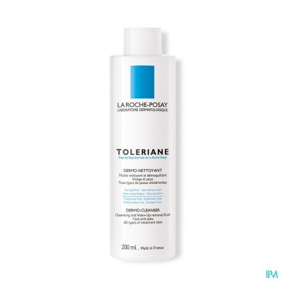 LRP TOLERIANE FLUIDE DERMONETTOYANT 200ML