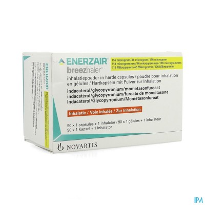 Enerzair Breezhaler 114/46/136mcg Caps 90x1+1inhal