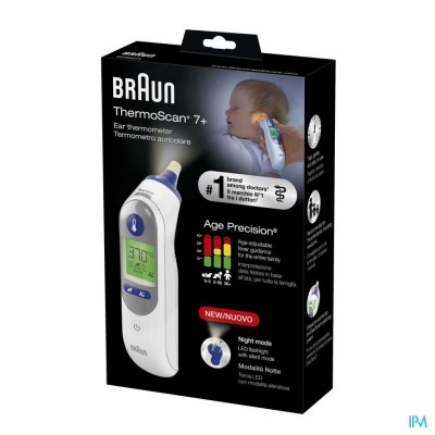 BRAUN THERMOSCAN 7+ OORTHERMOMETER