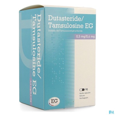 DUTASTERIDE TAMSULOSINE EG 0,5MG/0,4MG CAPS 90