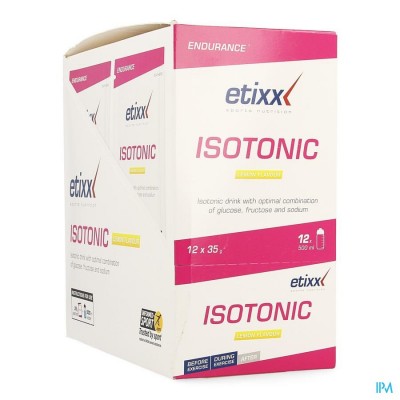 ETIXX ISOTONIC POWDER LEMON 12X35G
