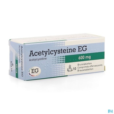 ACETYLCYSTEINE EG 600MG BRUISTABL 10X600MG