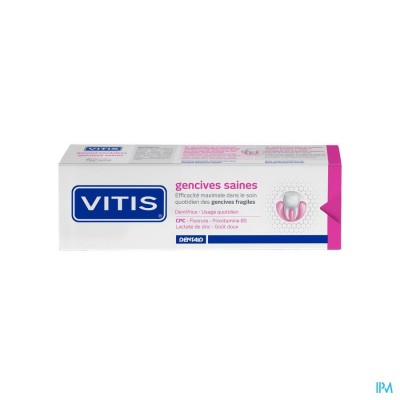 VITIS GEZOND TANDVLEES TANDPASTA 0,05% CPC 75ML