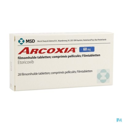 ARCOXIA 60 MG COMP 28