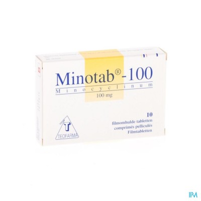 MINOTAB 100 COMP 10 X 100 MG