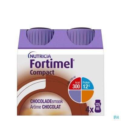 FORTIMEL COMPACT CHOCOLADE 4X125ML