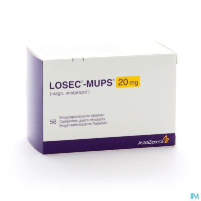 LOSEC MUPS COMP 56 X 20 MG