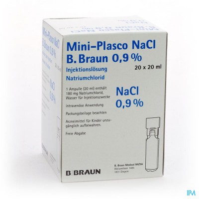 MINI PLASCO NACL 0,9 % AMP20X20ML