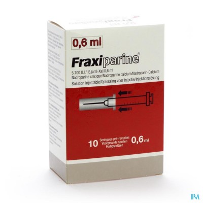 Fraxiparine Ser 10 X 0,6ml 5700 Ui Axa