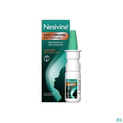 NESIVINE 0,025% SINE CONSERV PED SPRAY NAS 10ML