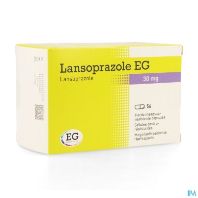 LANSOPRAZOLE EG 30 MG CAPS 56 X 30 MG