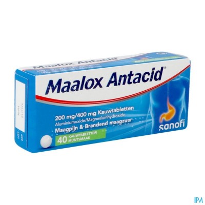 MAALOX ANTACID 200/400 COMP 40