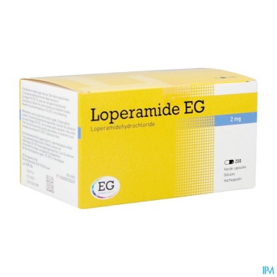 LOPERAMIDE EG CAPS 200X2MG