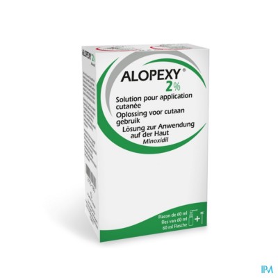 ALOPEXY 2 % LIQUID FL PLAST PIPET 1X60ML