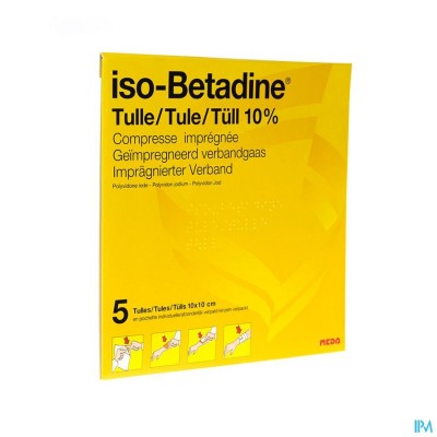 ISO BETADINE TULLES COMPR 5 10X10