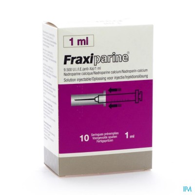 Fraxiparine Ser 10 X 1,0ml 9500 Ui Axa
