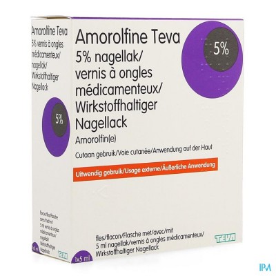 AMOROLFINE TEVA MEDISCHE NAGELLAK 1 X 5 ML