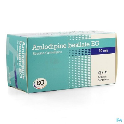 Amlodipine Besilate EG Tabl 100X10Mg