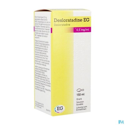 DESLORATADINE EG 0,5 MG/ML DRANK FL 150 ML