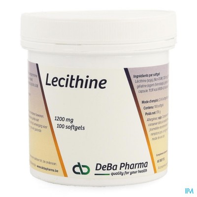 LECITHINE CAPS 100X1200MG DEBA