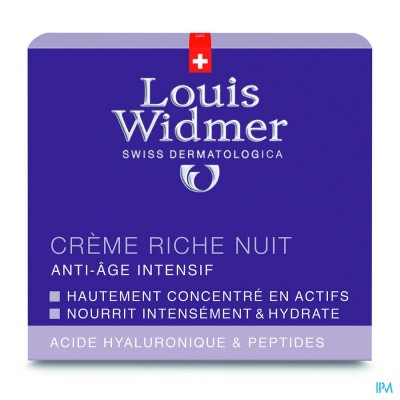 WIDMER IAA RIJKE NACHTCREME PARF POT 50ML