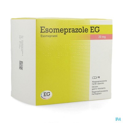 ESOMEPRAZOLE EG 20MG HARDE CAPS MAAGSAPRES 98X20MG