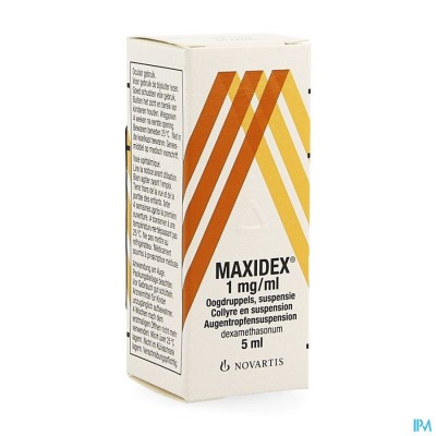 MAXIDEX COLLYRE 5ML 0,1%