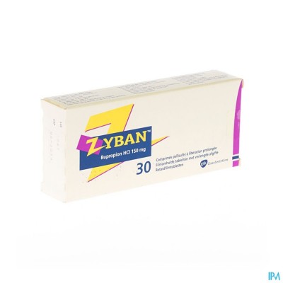 ZYBAN COMP. VERL. AFG. 30 X 150 MG