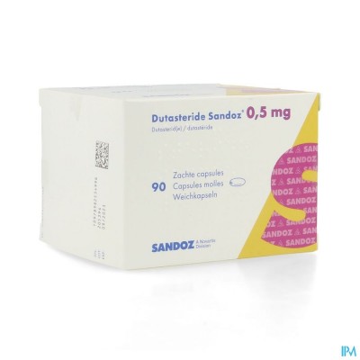 DUTASTERID SANDOZ 0,5MG ZACHTE CAPS 90 X 0,5MG