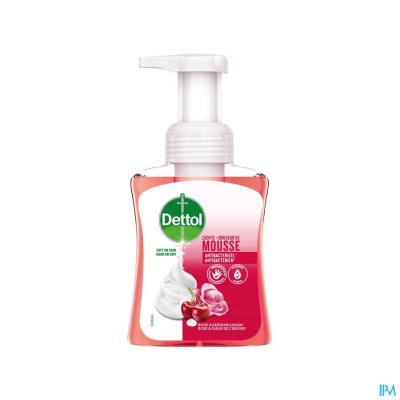 DETTOL ZACHTE MOUSSE ROOS&KERSENBLOEM GEUR 250ML