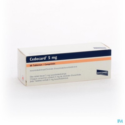 CEDOCARD COMP SUBLING 60 X 5 MG