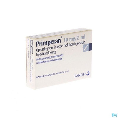 PRIMPERAN AMP INJ 6 X 10 MG/2 ML