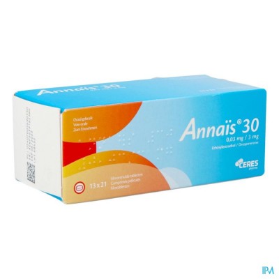 ANNAIS 30 0,03MG/3MG FILMOMH TABL 13 X 21