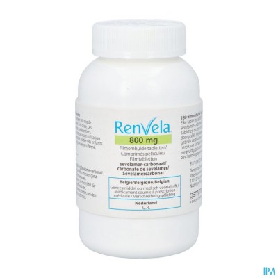 RENVELA 800 MG FILMOMH TABL 180 X 800 MG