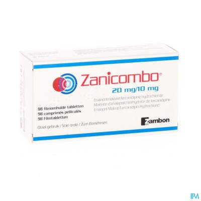 ZANICOMBO 20 MG/10 MG FILMOMH TABL 98