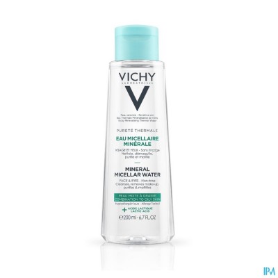 VICHY PT MICELLAIR WATER VETTE GEMENGDE HUID 200ML