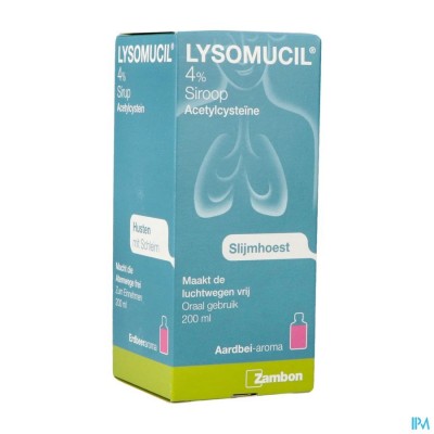 LYSOMUCIL 4% SIROOP 200ML