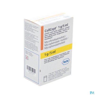 CELLCEPT 1G/5ML PULV PR SUSP OR