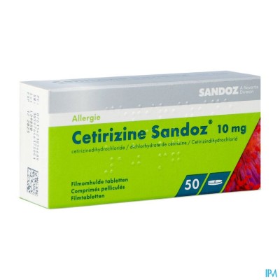 CETISANDOZ SANDOZ COMP 50 X 10 MG