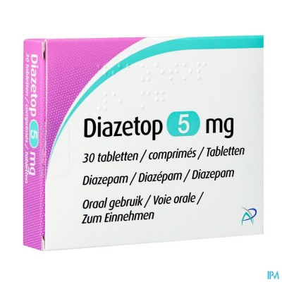 DIAZETOP 5MG COMP 30 X 5MG