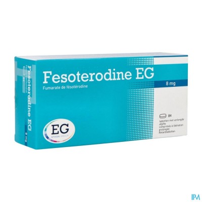 Fesoterodine EG 8Mg Verlengde Afgifte Tabl  84