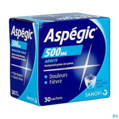 ASPEGIC 500 PULV 30X 500MG