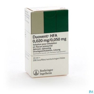 DUOVENT HFA AERO DOS 10 ML (200)