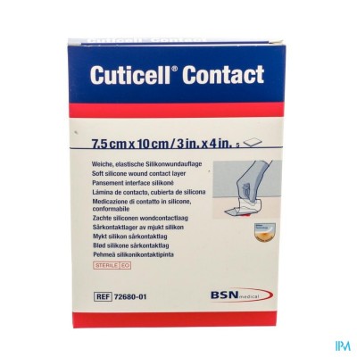 CUTICELL CONTACT 7,5X10,0CM 5 7268001