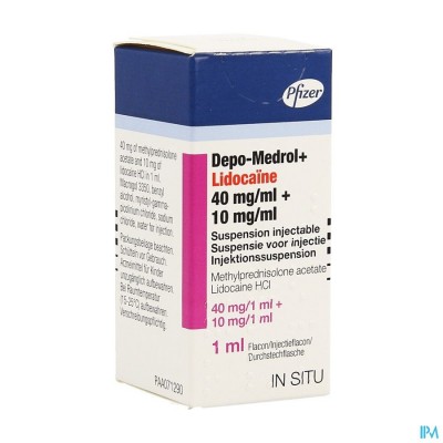 DEPO-MEDROL LIDOC 40MG VIAL 40MG/ML 1 X 1 ML