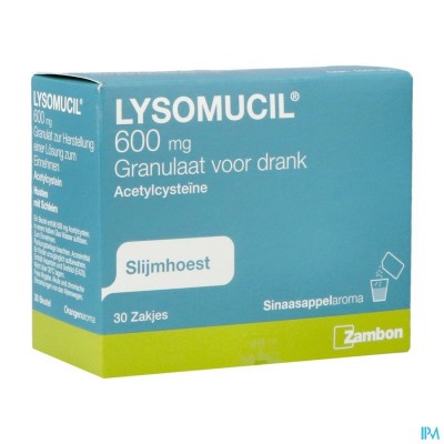 LYSOMUCIL 600 GRAN SACH 30 X 600 MG